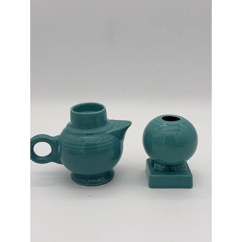 Fiestaware turquoise pottery
